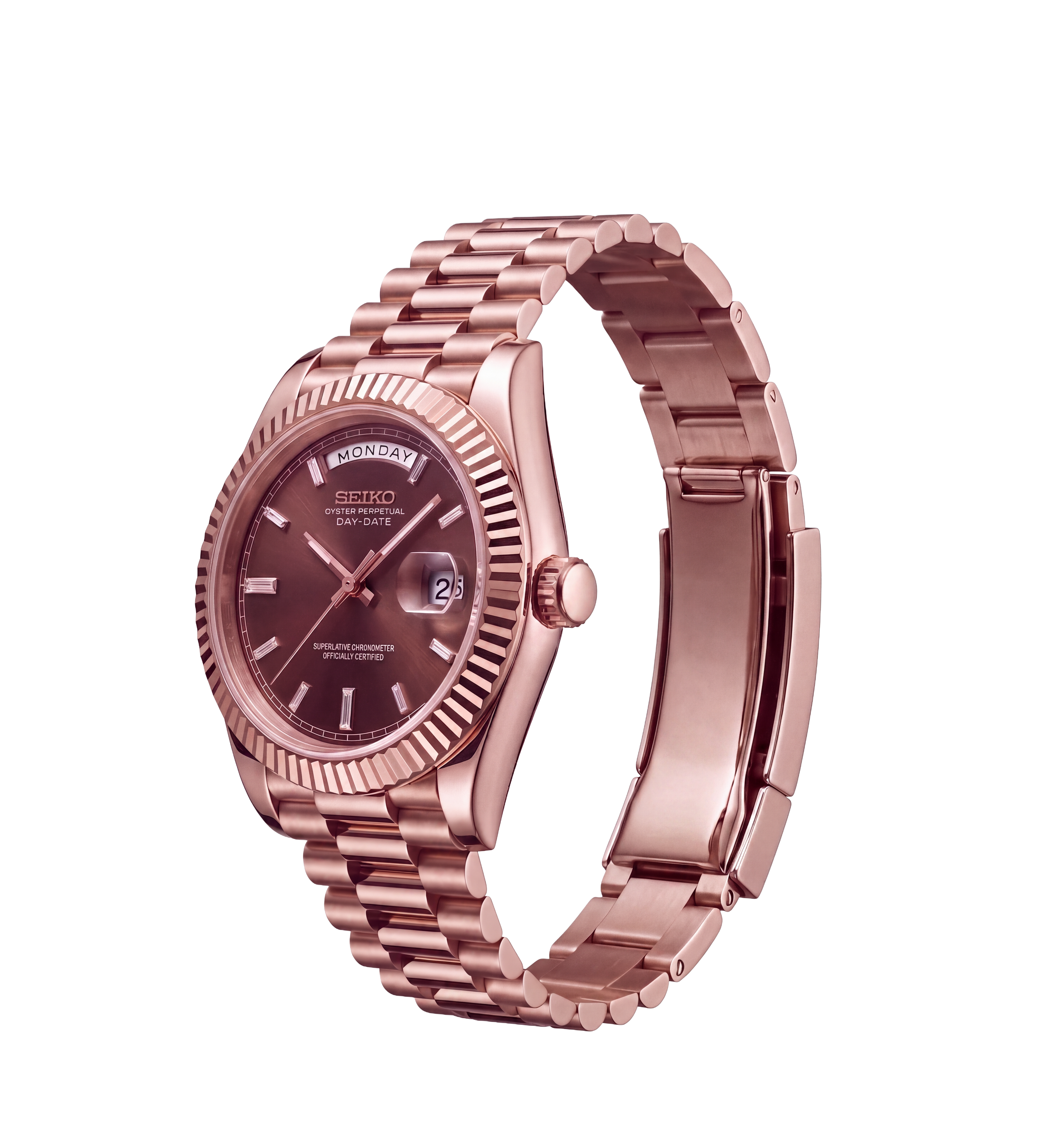 Seikojust | Daydate Rose Gold Chocolate