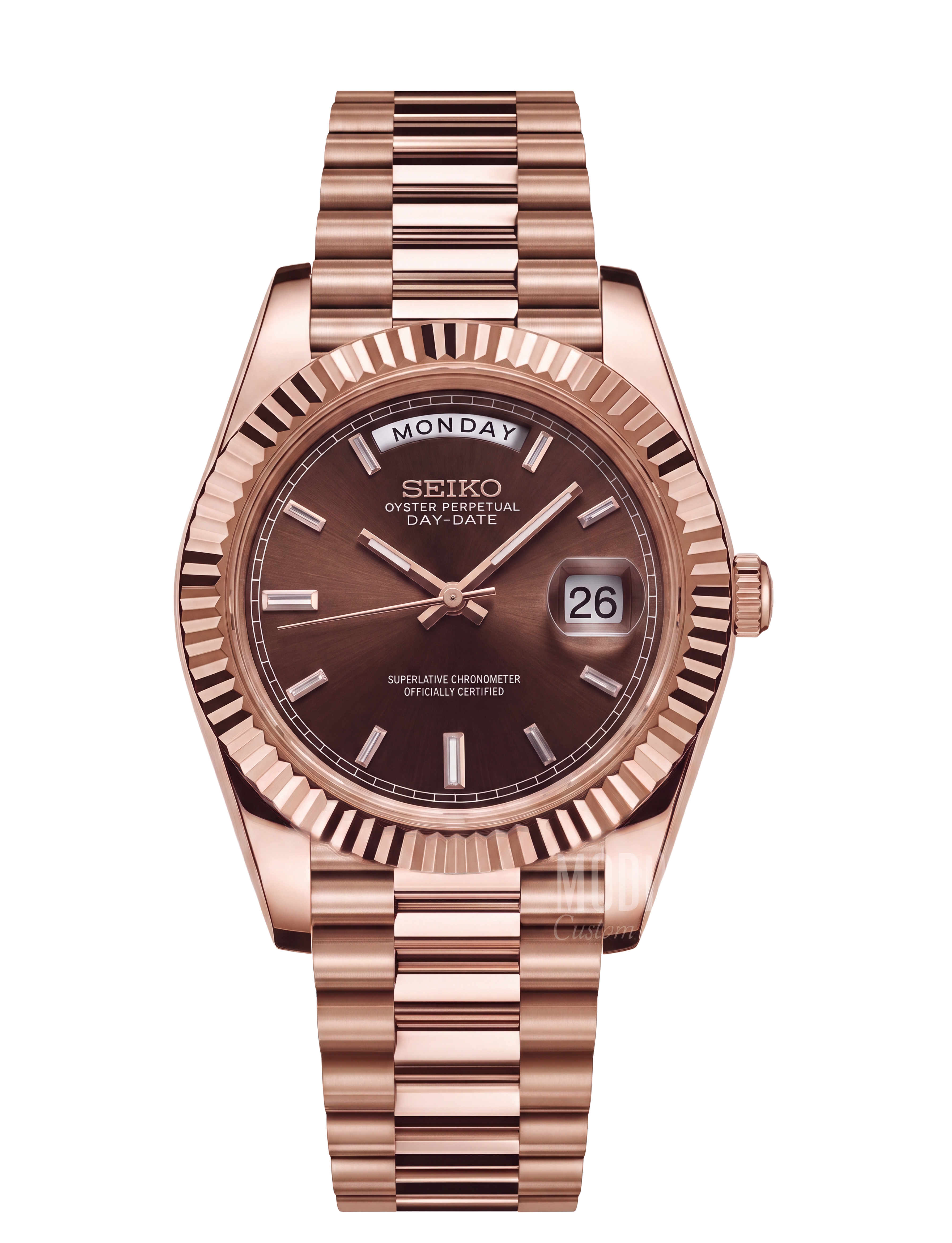 Seikojust | Daydate Rose Gold Chocolate